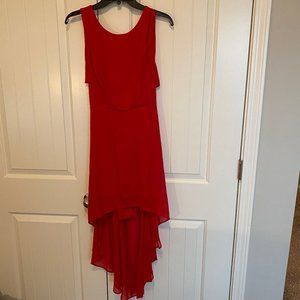 Red High Low Dress